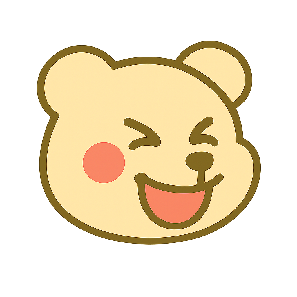 どりの嬉しい表情(右向き)